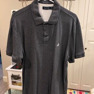 Nautica men’s polo shirt large